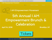 Tablet Screenshot of be-iam-empower.com